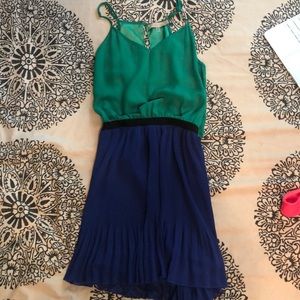 Blue Homecoming Dress